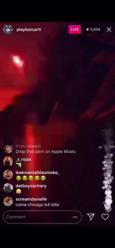 It’s about time we bring back real posts, Carti prolly bumping his new shit he got going on rn in his room like back in the day as u can see in this IG live he made right after DL release, now gearing up, choosing what will make or not the tracklist, it’s