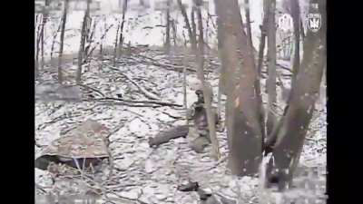 Multiple Russian soldiers taken out by Ukrainian 414th UAS Brigade Magyar's Birds on the eastern front, mostly Pokrovsk direction. Published 14.02.2026