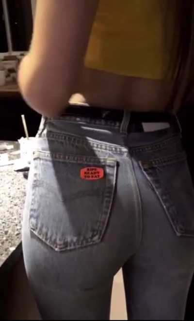 ass in jeans