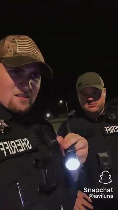 Sir we’re arresting you