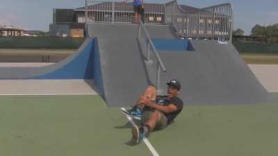 WCGW skating a handrail