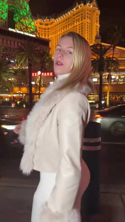 Showing off her Big Ass