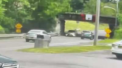 Drive by shooting involving 3 cars