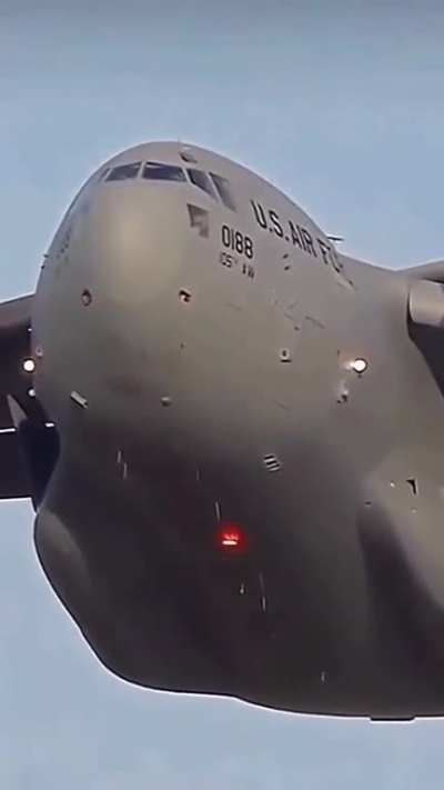 Landing gear retraction.