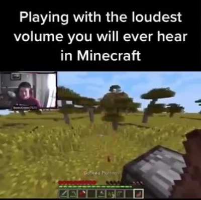 playing loud