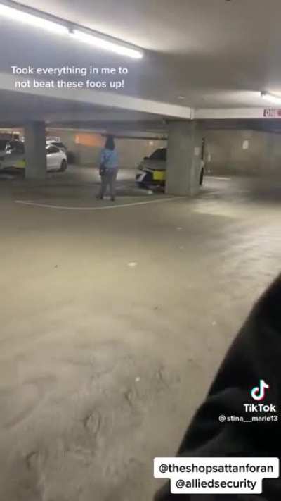 security guards find car keys and get caught trying to steal from the vehicle