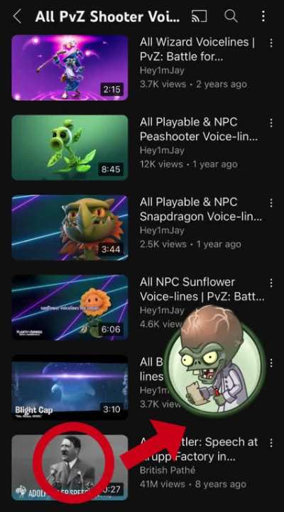 Strangest thing I found in a YouTube playlist