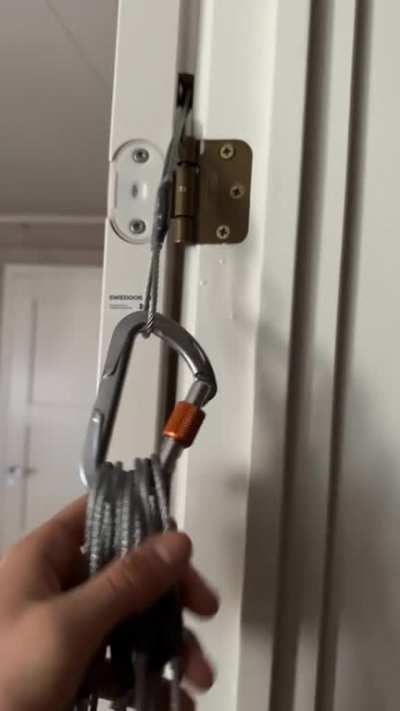 My mate got climbing gear for his birthday and had to try it out