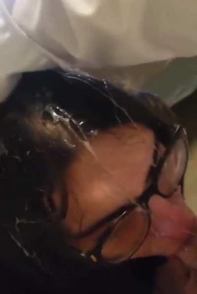 Amateur deepthroat