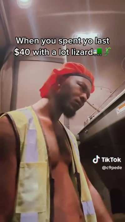 Man show us the proper way to spend your last 40 dollars.