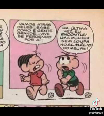 Outro vídeo de turma da Mônica