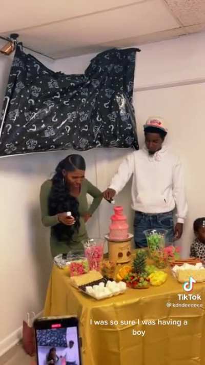 She seems really excited to be a mom.