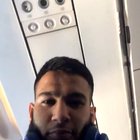 So this random old lady i was sitting next to on my flight was staring at my phone the whole time so i had to catch her in the act