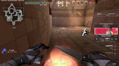 The knife is the best weapon in Valorant 2