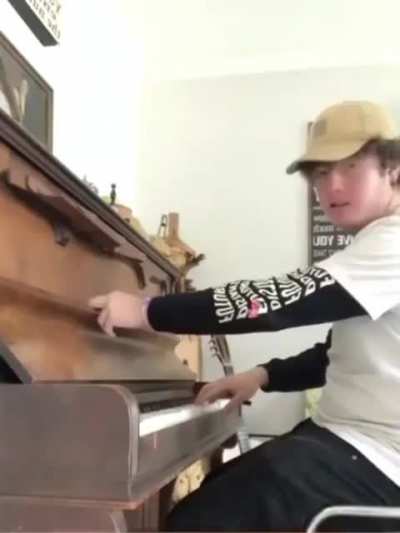 He won in a painful way