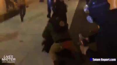Proud boys attacking people in DC.