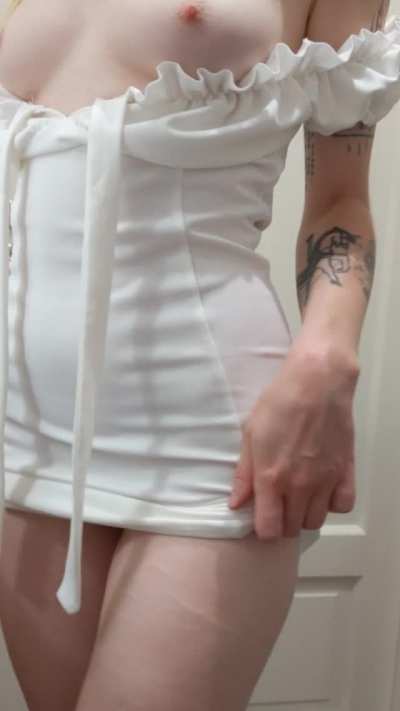 Undressing for you in my first video