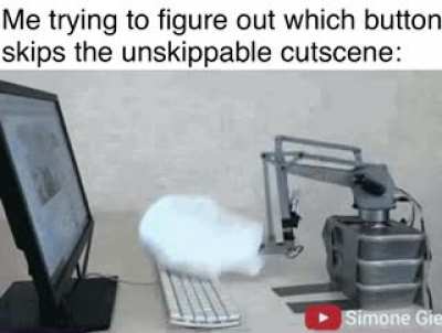 It’s probably the power button