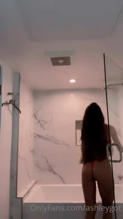 Red see-thru nips