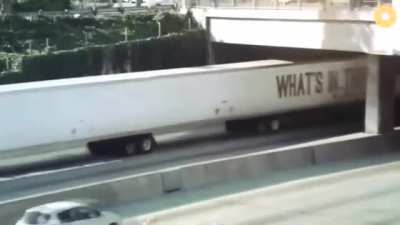 I wonder what's inside that semi