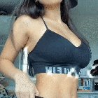 Asian girl bounce