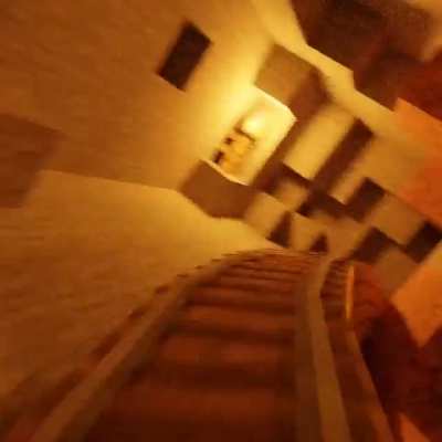 An impossible curvy cave coaster.
