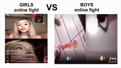 Online fight