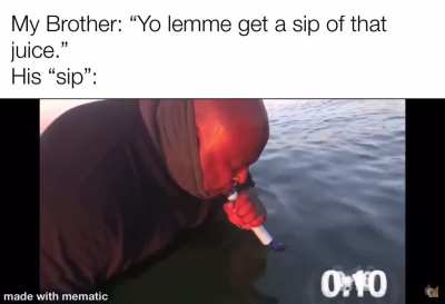 They always drink more