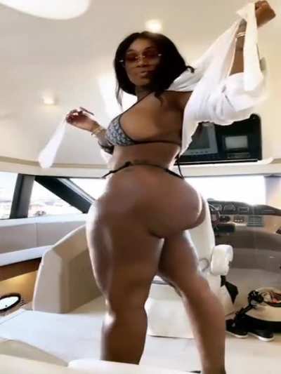 She gained that weight back and now she's showing off