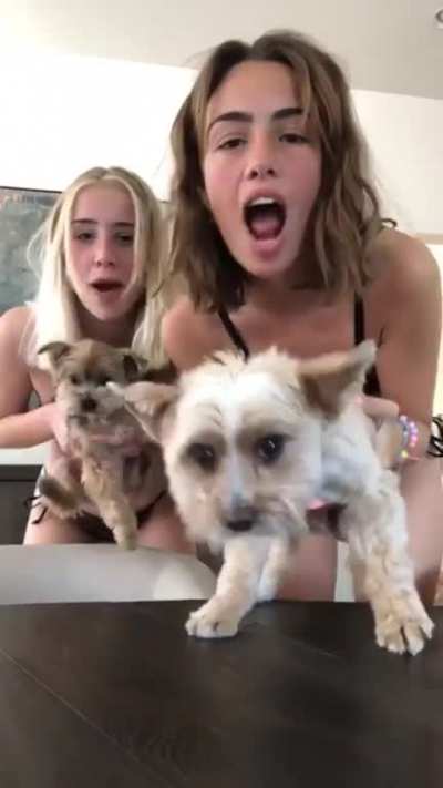With a friend 