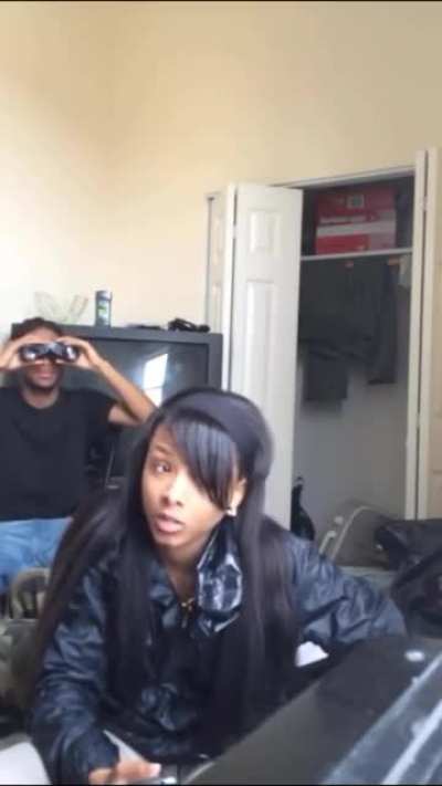 KTS VON (KTS) Slaps female for merching something on his dead homie