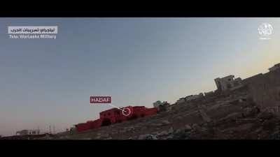 Footage shows the first moment of the Aleppo assault by HTS, captured Syrian soldiers and heavy weapons seen.