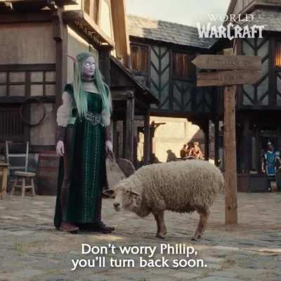 Found this Facebook ad for WoW, using new live action footage