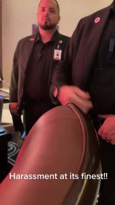 Getting kicked out the casino due to her partners gang related tattoos.
