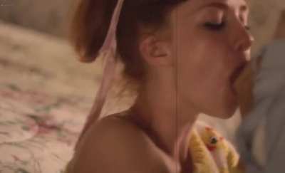 Amy Hood in 'Prom<wbr>iscui<wbr>ties' trailer [Scene was cut from the movie]