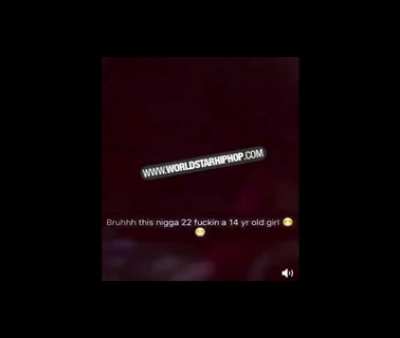 22 year old caught with a 14 year old