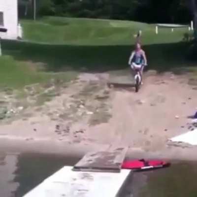 To the dock