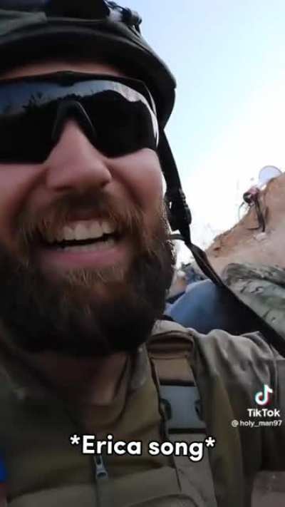 Ukrainian soldiers doing some trolling