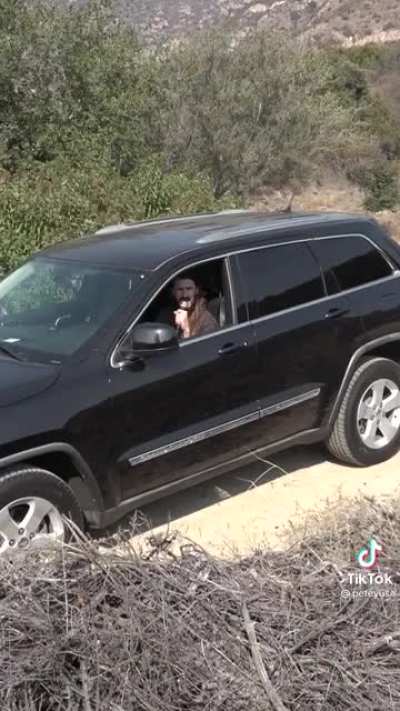 Broken down on the side of the road