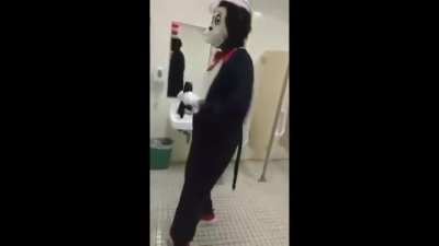 Can i go to the bathroom? No you just had your lunch break. Bathrooms at lunch: