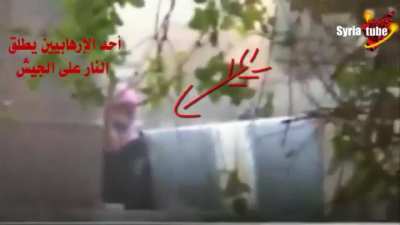 Syrian Army CQB with Rebels 