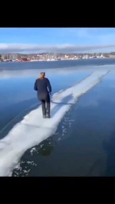Walking on ice