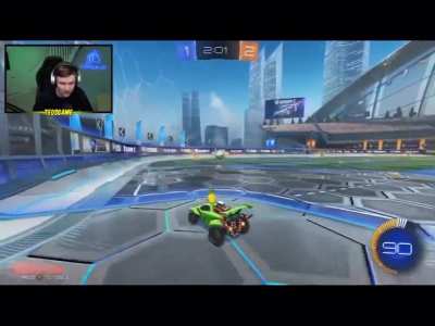 I think Teo needs to lay off Rocket League...