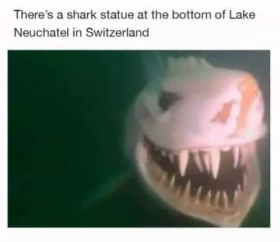 Underwater statue
