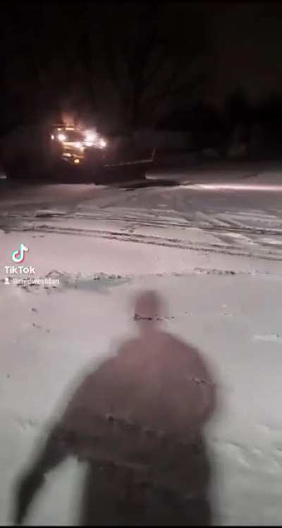 plowing on Valentines