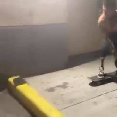 Skater has an accident
