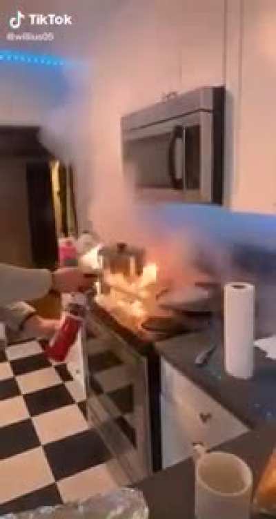 Good thing we put that fire out