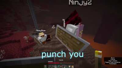 Minecraft, but knockback keeps getting worse... what could go wrong?