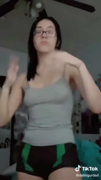 Grey top no bra