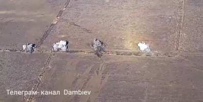 Russian aviation plays Connect Four near Urozhaine